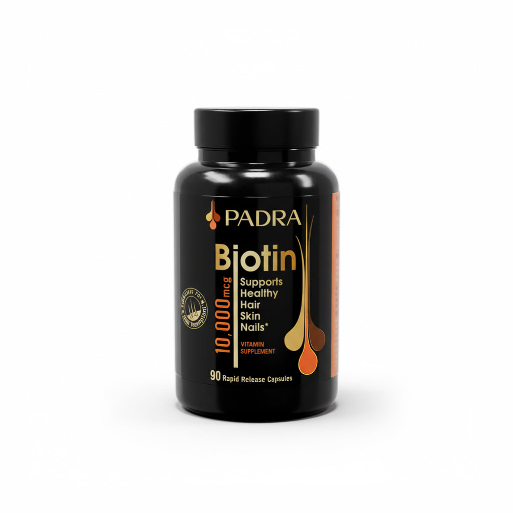 مكمل بيوتين لدعم صحة الشعر | 90 كبسولة