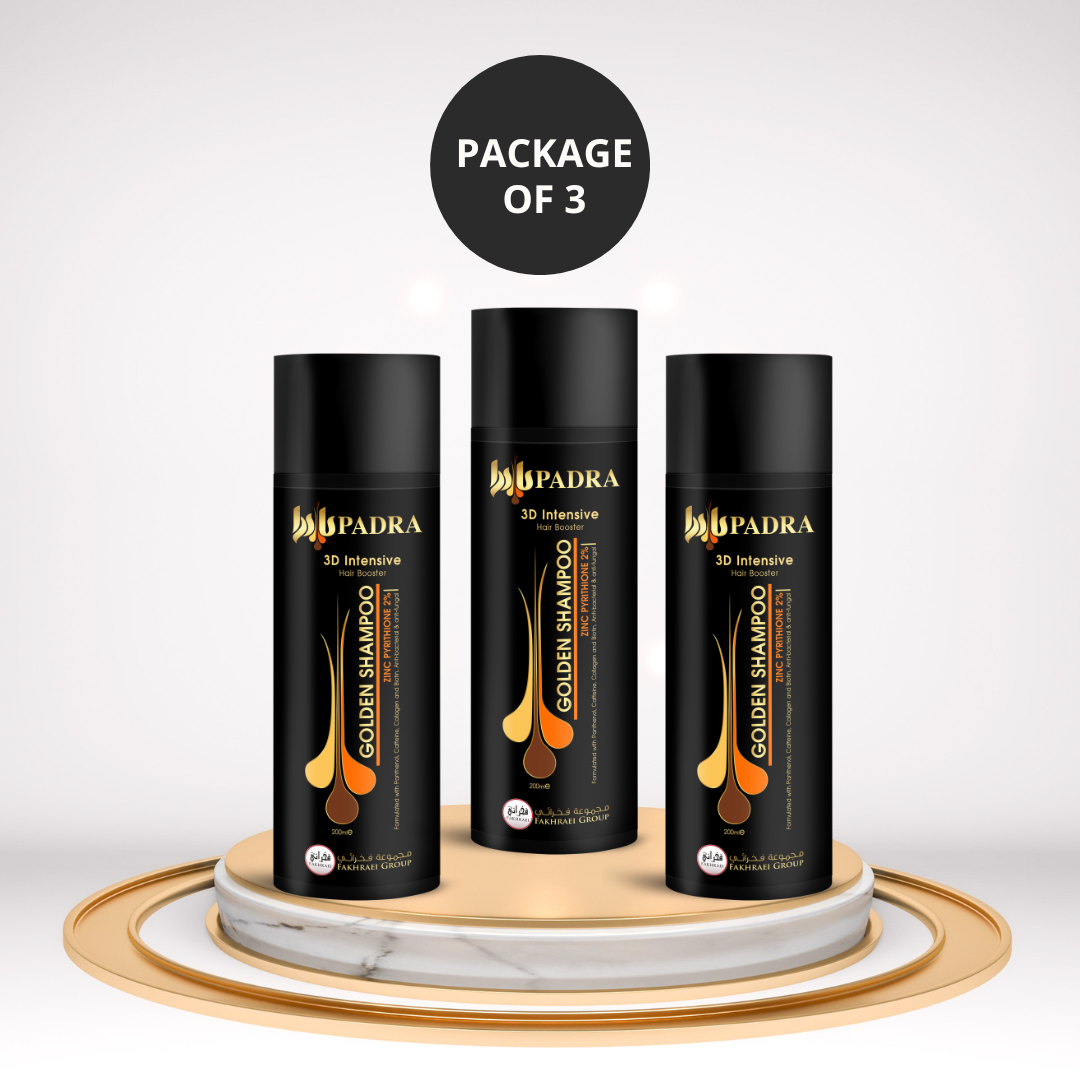 x 3 شامبو ذهبي