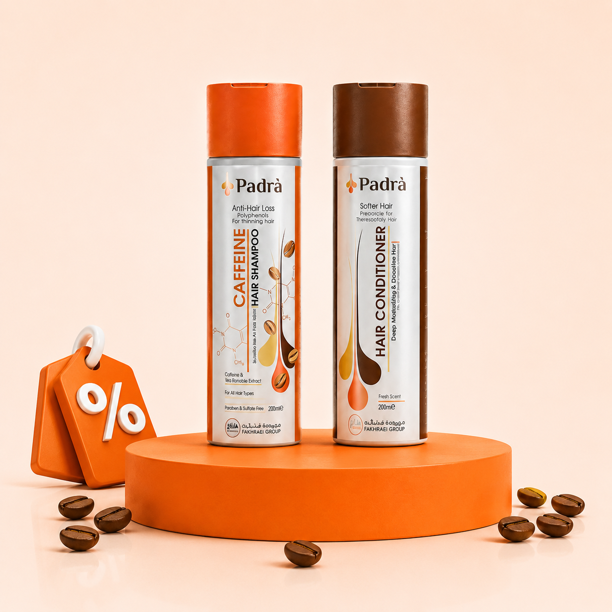 Caffeine Shampoo + Hair Conditioner