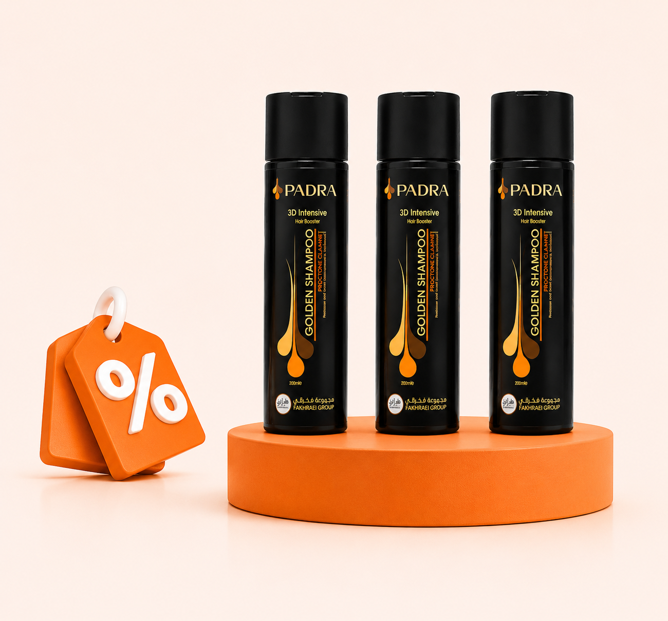 x 3 Golden Shampoo