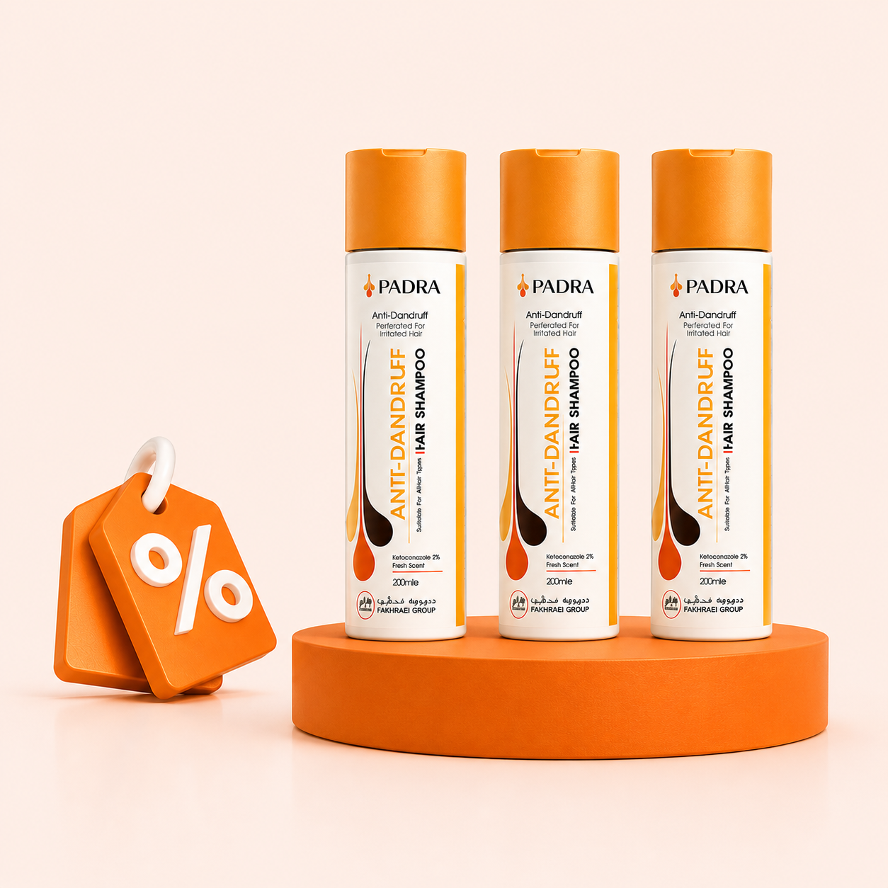 Anti-dandruff shampoo x3 pcs