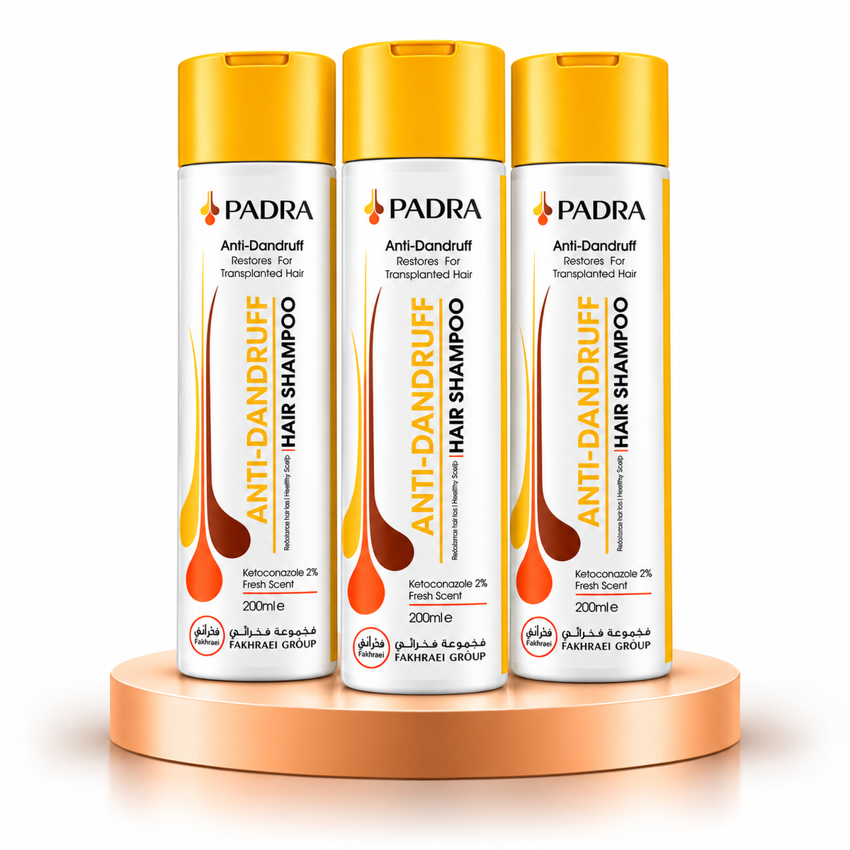 Anti-dandruff shampoo x3 pcs