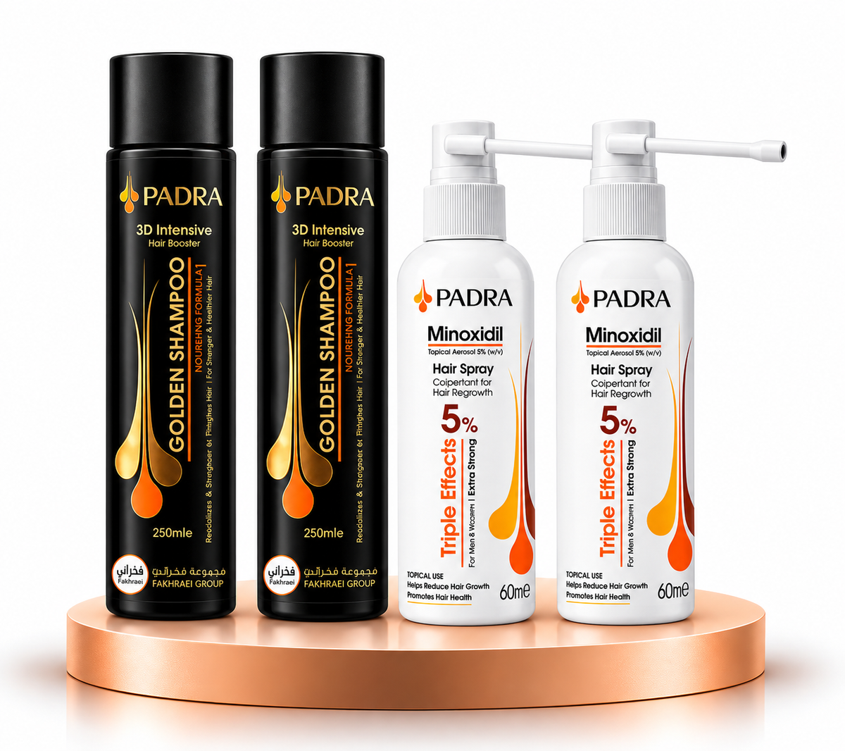 Minoxidil 5% x2 + Gold Shampoo x