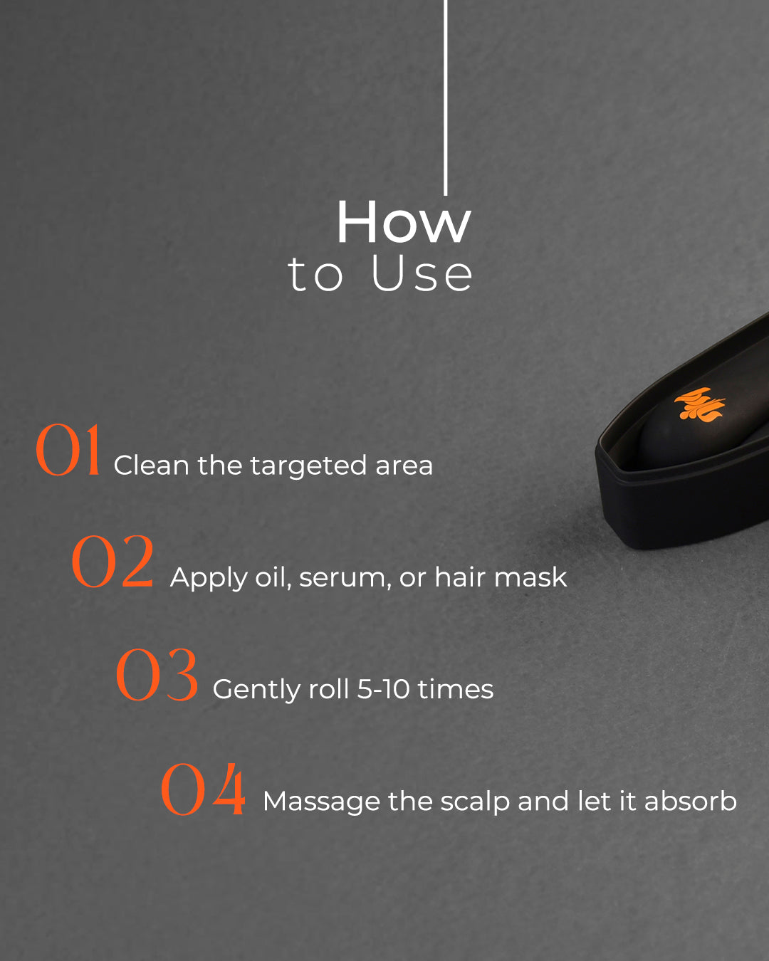 درما رولر للشعر | 540 إبرة من التيتانيوم